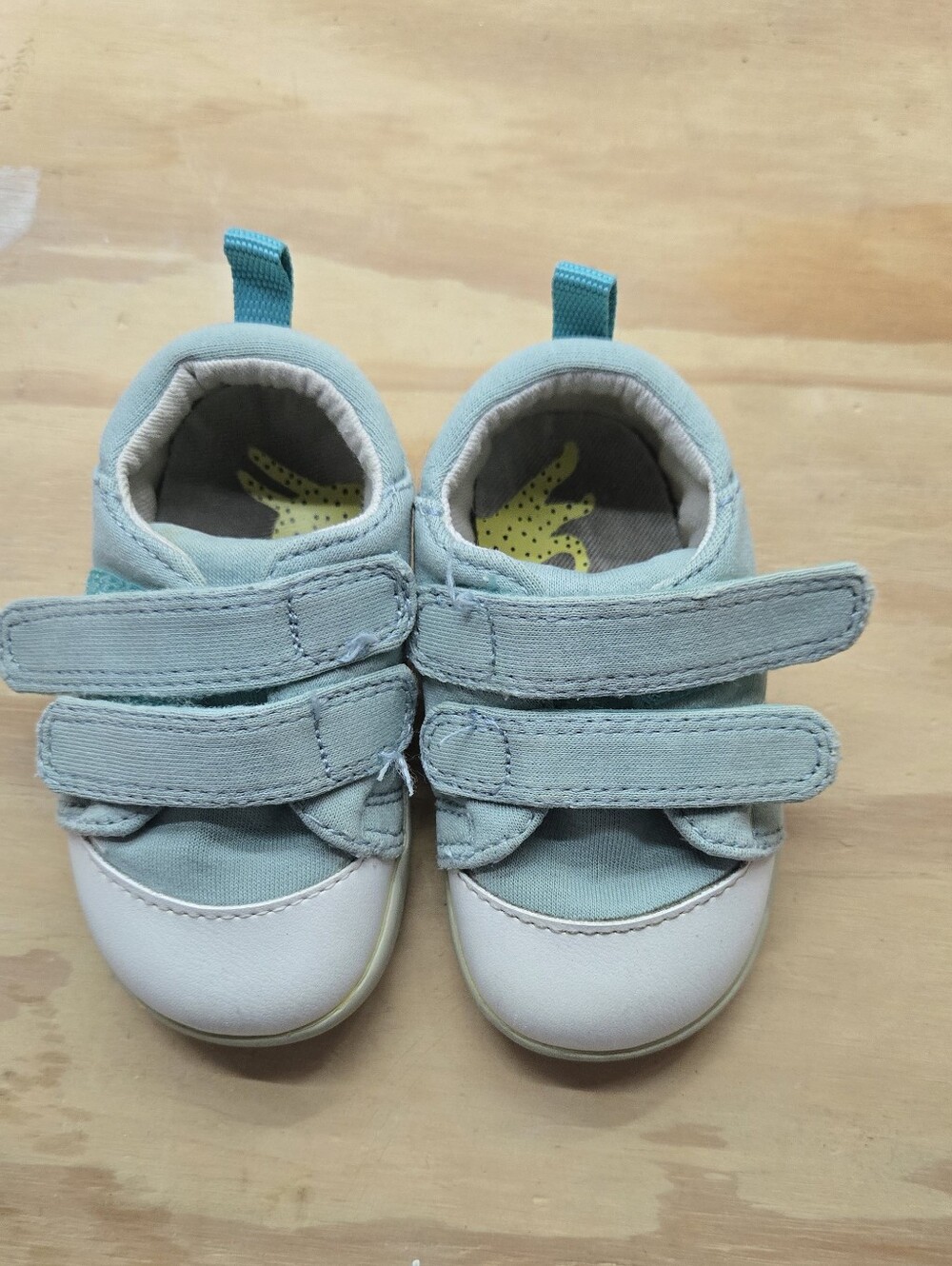 Ten Little Eco Canvas Sneaker In Light Blue Size 4.5 (Old Sizing)
